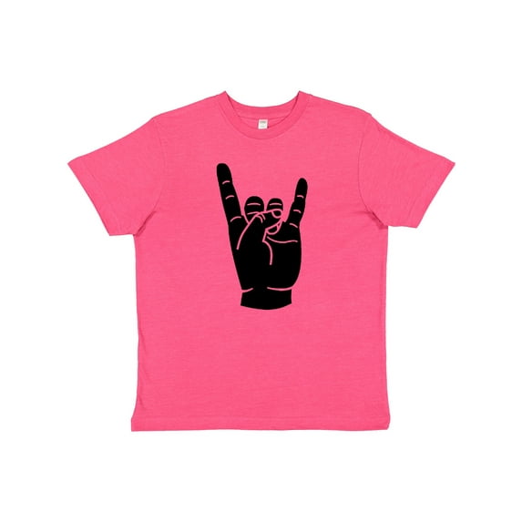Inktastic Rocker Horns Youth T-Shirt