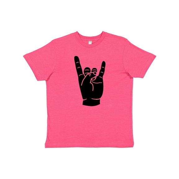 Inktastic Rocker Horns Youth T-Shirt