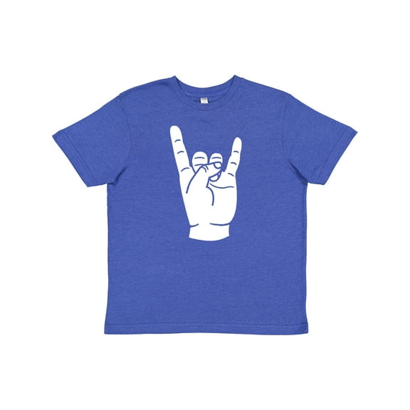 Inktastic Rocker Horns Youth T-Shirt