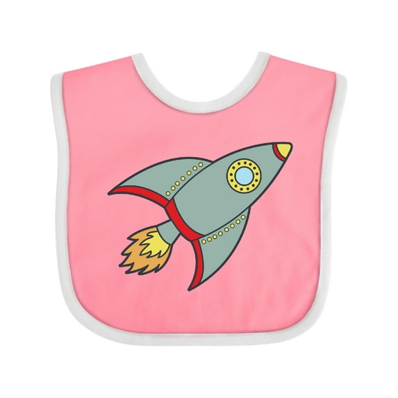 Inktastic Rocket Boys or Girls Baby Bib