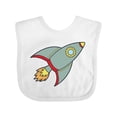 thumbnail image 1 of Inktastic Rocket Boys or Girls Baby Bib, 1 of 4