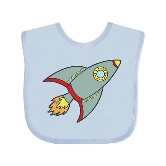 Inktastic Rocket Boys or Girls Baby Bib