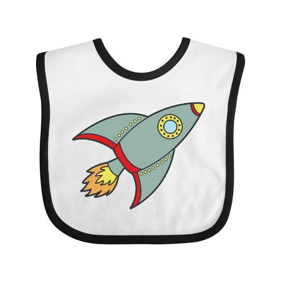 Inktastic Rocket Boys or Girls Baby Bib