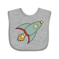 thumbnail image 1 of Inktastic Rocket Boys or Girls Baby Bib, 1 of 4