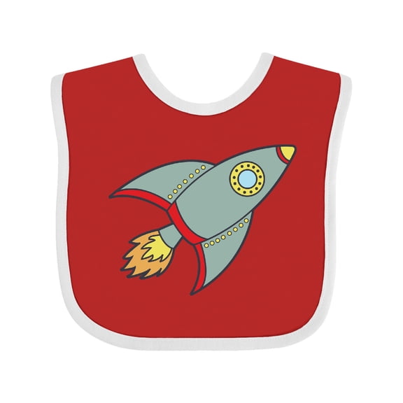 Inktastic Rocket Boys or Girls Baby Bib