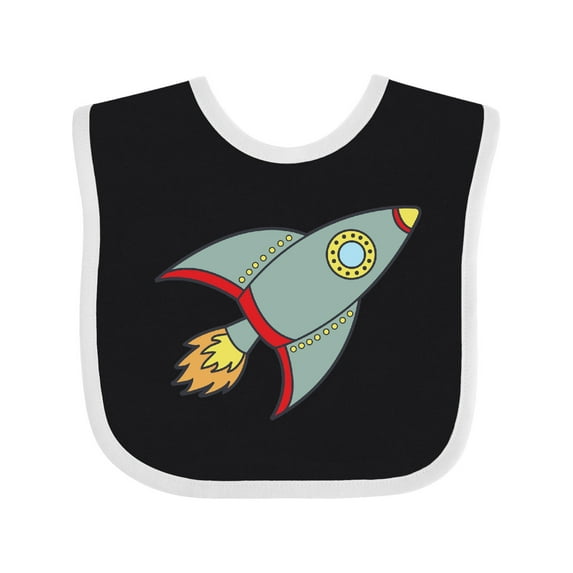 Inktastic Rocket Boys or Girls Baby Bib