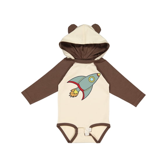 Inktastic Rocket Boys or Girls Long Sleeve Baby Bodysuit
