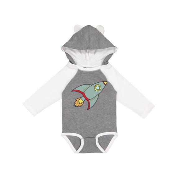 Inktastic Rocket Boys or Girls Long Sleeve Baby Bodysuit