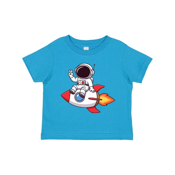 Inktastic Rocket Ship Astronaut Boys Toddler T-Shirt