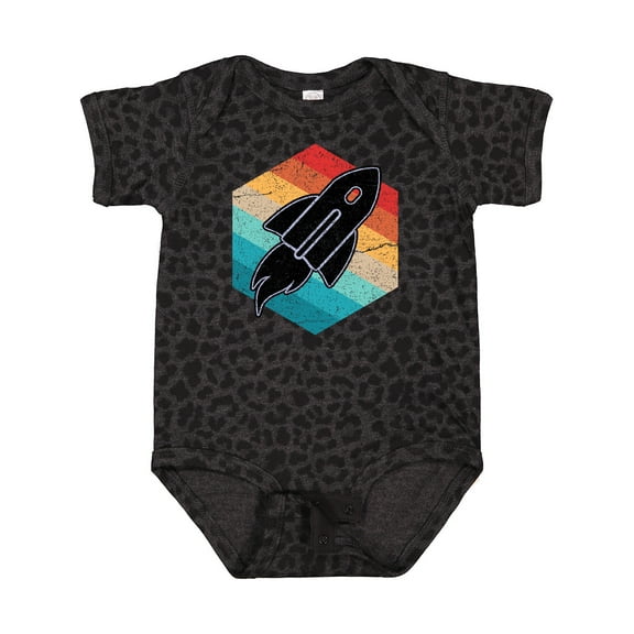 Inktastic Rocket Ship Retro Space Boys or Girls Baby Bodysuit