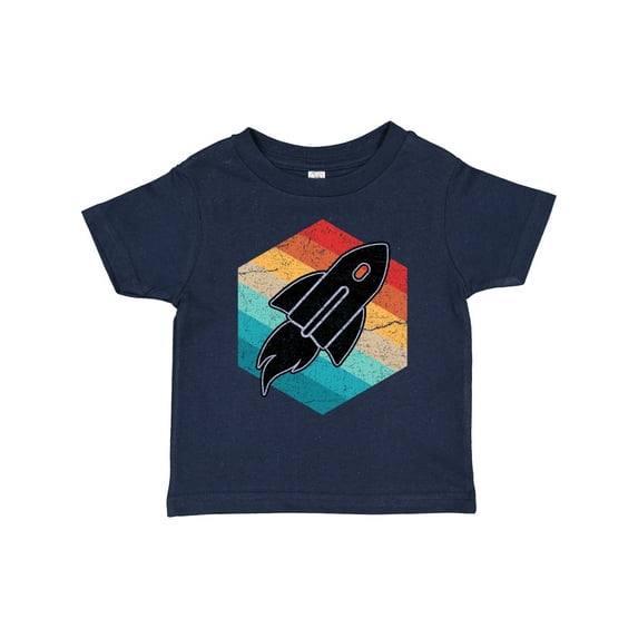 Inktastic Rocket Ship Retro Space Boys or Girls Toddler T-Shirt