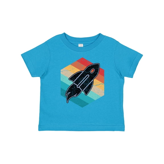 Inktastic Rocket Ship Retro Space Boys or Girls Toddler T-Shirt