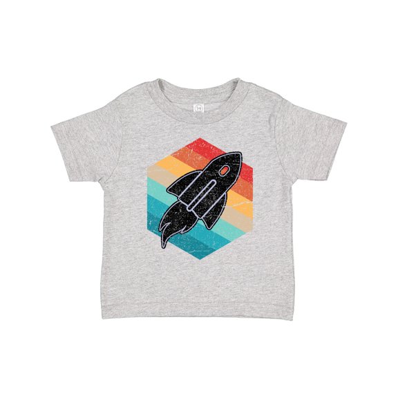 Inktastic Rocket Ship Retro Space Boys or Girls Toddler T-Shirt