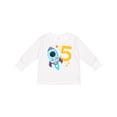 thumbnail image 1 of Inktastic Rocket Space Ship Happy Fifth Birthday Boys or Girls Long Sleeve Toddler T-Shirt, 1 of 5