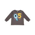 thumbnail image 1 of Inktastic Rocket Space Ship Happy Fifth Birthday Boys or Girls Long Sleeve Toddler T-Shirt, 1 of 5