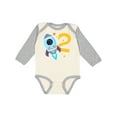 thumbnail image 1 of Inktastic Rocket Space ship Happy Second Birthday Boys or Girls Long Sleeve Baby Bodysuit, 1 of 5