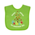 thumbnail image 1 of Inktastic Rockin' Around the Christmas Tree Boys or Girls Baby Bib, 1 of 4