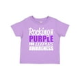 thumbnail image 1 of Inktastic Rocking The Purple for Lupus Awareness Boys or Girls Toddler T-Shirt, 1 of 5