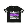thumbnail image 1 of Inktastic Rocking The Purple for Lupus Awareness Boys or Girls Toddler T-Shirt, 1 of 5