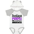 thumbnail image 1 of Inktastic Rocking the Purple for Lupus Awareness Boys or Girls Baby Bodysuit, 1 of 5
