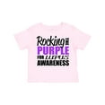 thumbnail image 1 of Inktastic Rocking the Purple for Lupus Awareness Boys or Girls Toddler T-Shirt, 1 of 5