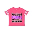 thumbnail image 1 of Inktastic Rocking the Purple for Lupus Awareness Boys or Girls Toddler T-Shirt, 1 of 5