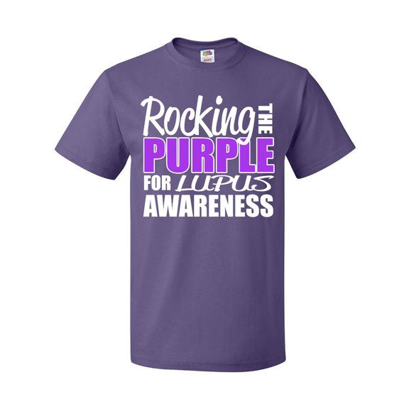 Inktastic Rocking the Purple for Lupus Awareness T-Shirt