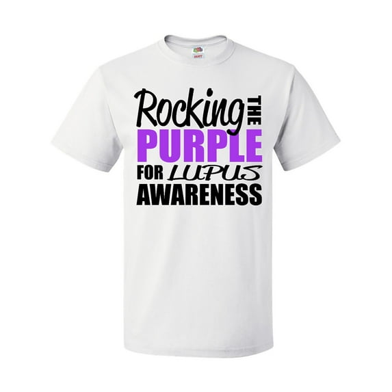 Inktastic Rocking the Purple for Lupus Awareness T-Shirt