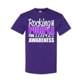 thumbnail image 1 of Inktastic Rocking the Purple for Lupus Awareness T-Shirt, 1 of 5
