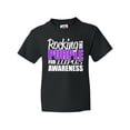 thumbnail image 1 of Inktastic Rocking the Purple for Lupus Awareness Youth T-Shirt, 1 of 5