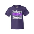 thumbnail image 1 of Inktastic Rocking the Purple for Lupus Awareness Youth T-Shirt, 1 of 5