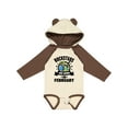 thumbnail image 1 of Inktastic Rockstars Are Born in February Birthday Boys or Girls Long Sleeve Baby Bodysuit, 1 of 5