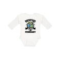 thumbnail image 1 of Inktastic Rockstars Are Born in February Birthday Boys or Girls Long Sleeve Baby Bodysuit, 1 of 5