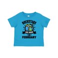thumbnail image 1 of Inktastic Rockstars Are Born in February Birthday Boys or Girls Toddler T-Shirt, 1 of 5