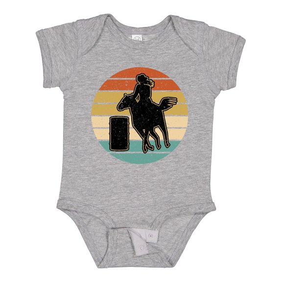 Inktastic Rodeo Barrel Racing Cowgirl Girls Baby Bodysuit