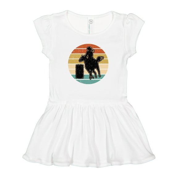 Inktastic Rodeo Barrel Racing Cowgirl Girls Baby Dress