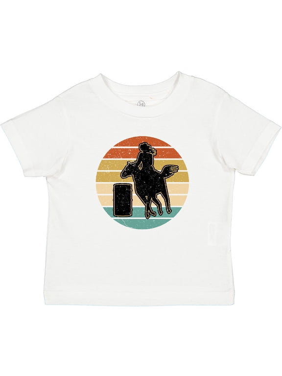 Rodeo Barrel Racing Cowgirl Girls Baby T-Shirt