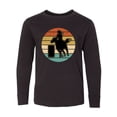 thumbnail image 1 of Inktastic Rodeo Barrel Racing Cowgirl Long Sleeve Youth T-Shirt, 1 of 5