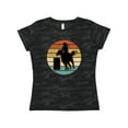 thumbnail image 1 of Inktastic Rodeo Barrel Racing Cowgirl Women's T-Shirt, 1 of 5