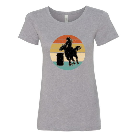Inktastic Rodeo Barrel Racing Cowgirl Women's T-Shirt