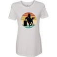 thumbnail image 1 of Inktastic Rodeo Barrel Racing Cowgirl Women's T-Shirt, 1 of 5
