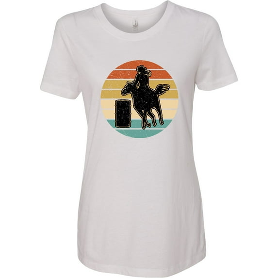 Inktastic Rodeo Barrel Racing Cowgirl Women's T-Shirt