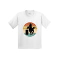 thumbnail image 1 of Inktastic Rodeo Barrel Racing Cowgirl Youth T-Shirt, 1 of 5
