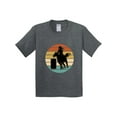 thumbnail image 1 of Inktastic Rodeo Barrel Racing Cowgirl Youth T-Shirt, 1 of 5