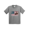 thumbnail image 1 of Inktastic Rodeo Bull Riding Patriotic Youth T-Shirt, 1 of 5