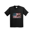 thumbnail image 1 of Inktastic Rodeo Bull Riding Patriotic Youth T-Shirt, 1 of 5