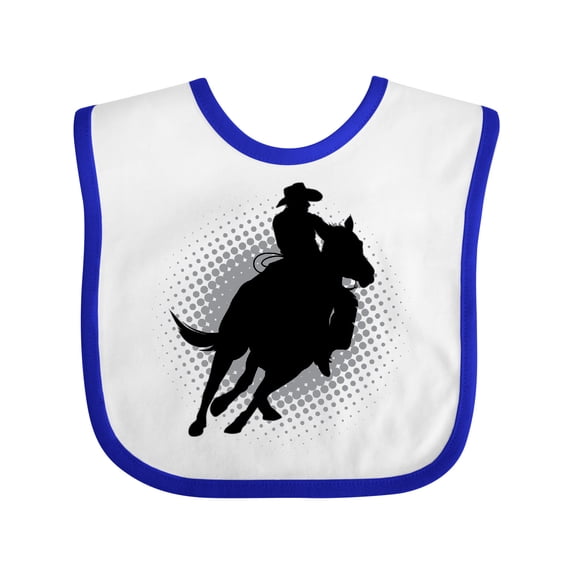 Inktastic Rodeo Rider Team Roping Boys Baby Bib