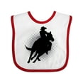 thumbnail image 1 of Inktastic Rodeo Rider Team Roping Boys Baby Bib, 1 of 4