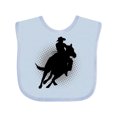thumbnail image 1 of Inktastic Rodeo Rider Team Roping Boys Baby Bib, 1 of 4