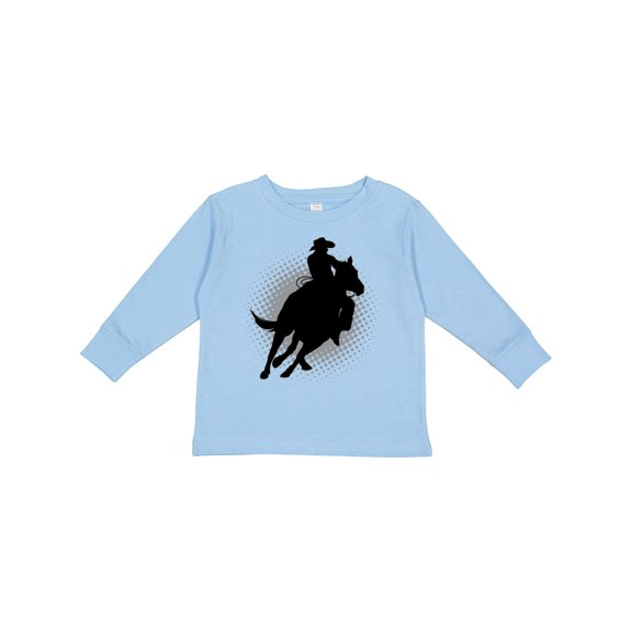 Inktastic Rodeo Rider Team Roping Boys Long Sleeve Toddler T-Shirt
